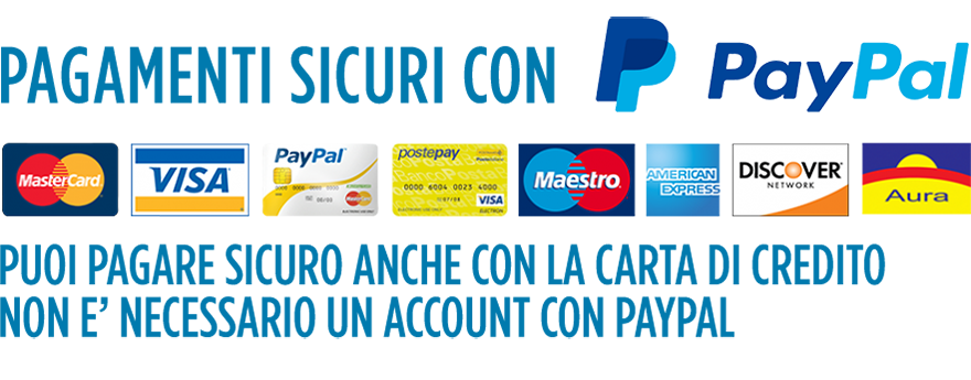 Pagamenti sicuri con PayPal