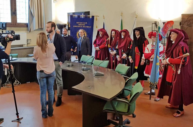 Corteo della Repubblica fiorentina: i nuovi abiti donati dal Rotary Club Lorenzo il Magnifico