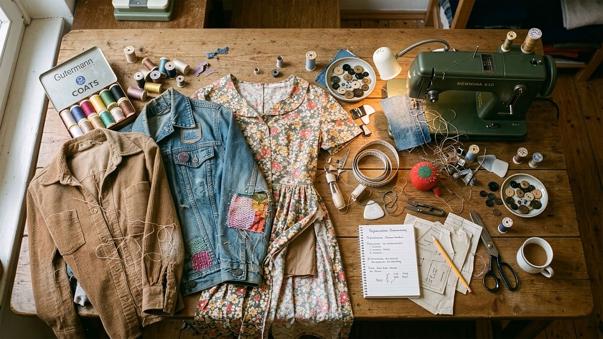 Corso di rammendo e creatività in sartoria a Firenze